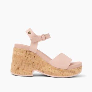 Reef Sunset Sayulita in Cameo Rose - Platform Sandal - Wedge Sandal - Pink